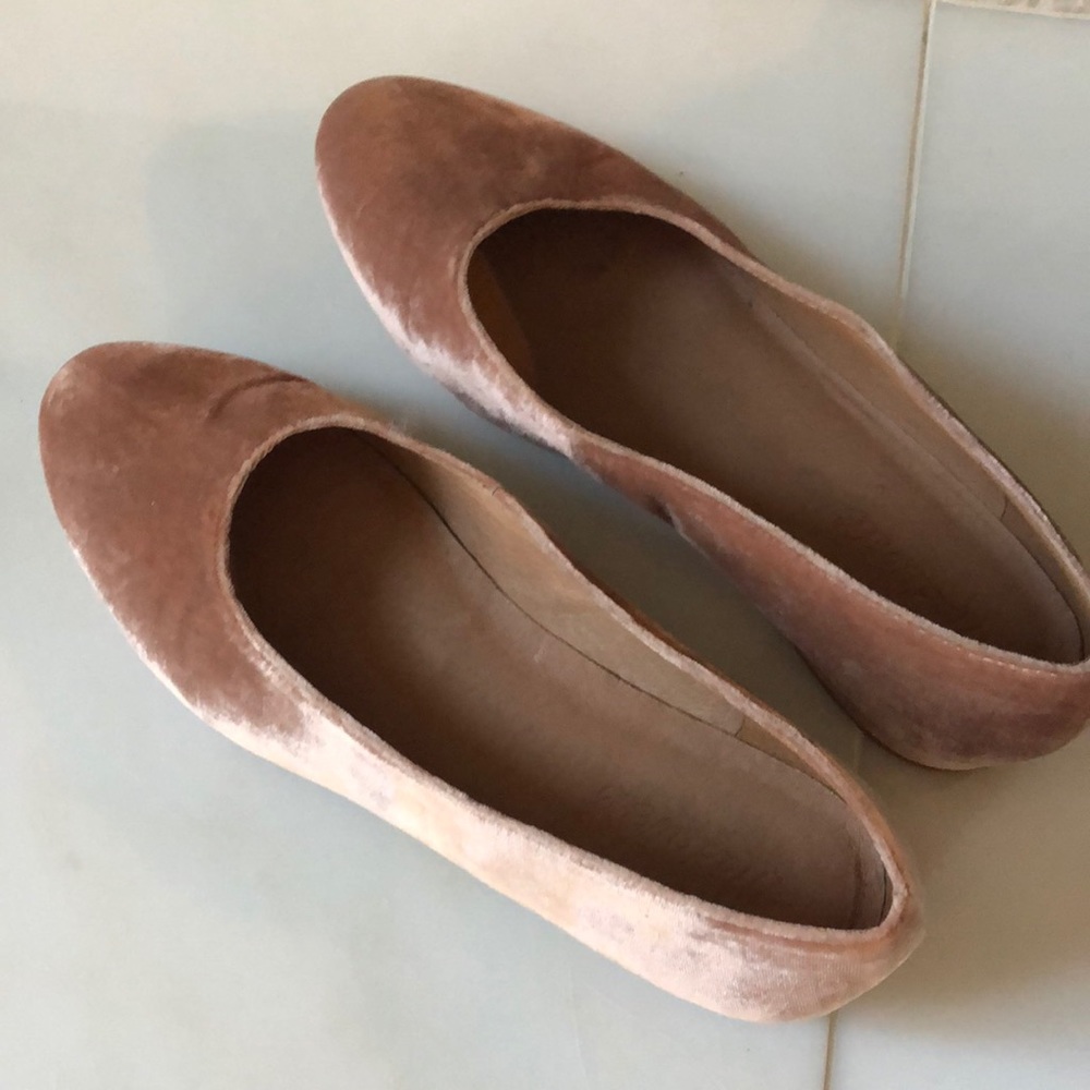 Madewell Velvet - LEIA Ballet Flat